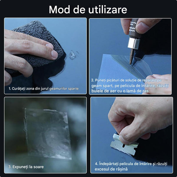 Kit Reparație Parbriz Ușor și Rapid