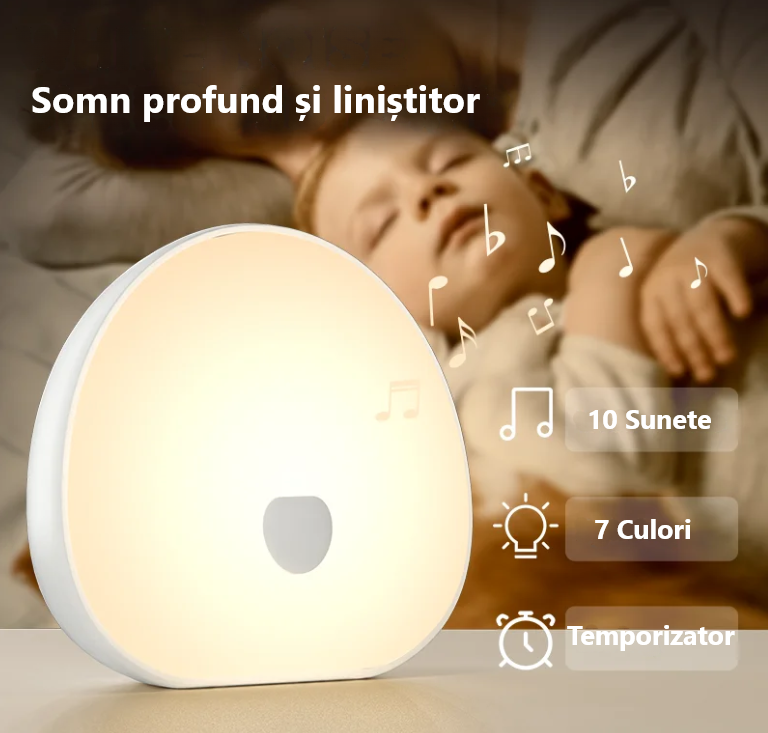 Lampa de Noapte pentru Somnul Bebelușului
