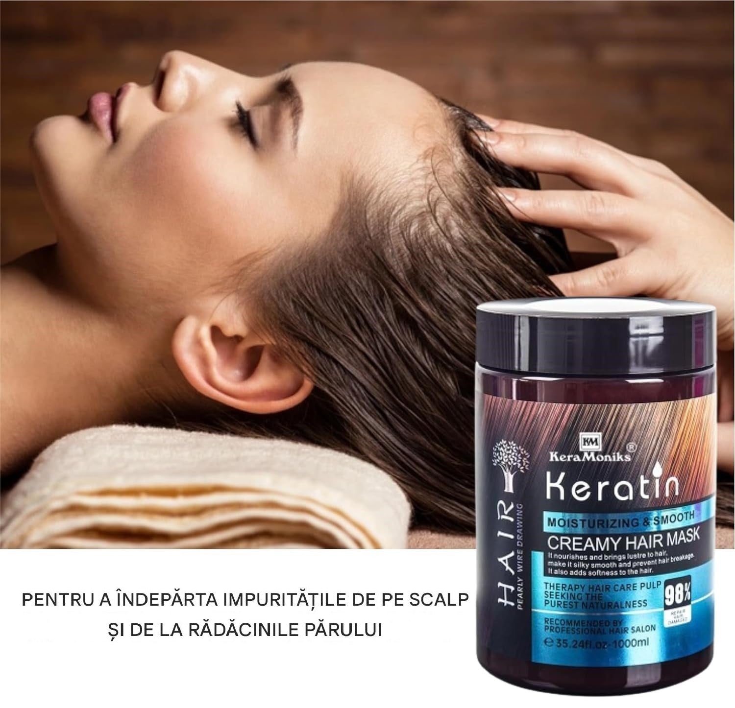 Mască de Păr cu Keratină